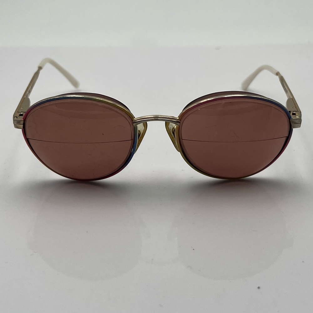 Vintage Clearvision Toby Multicolor Oval Sunglasses Frames